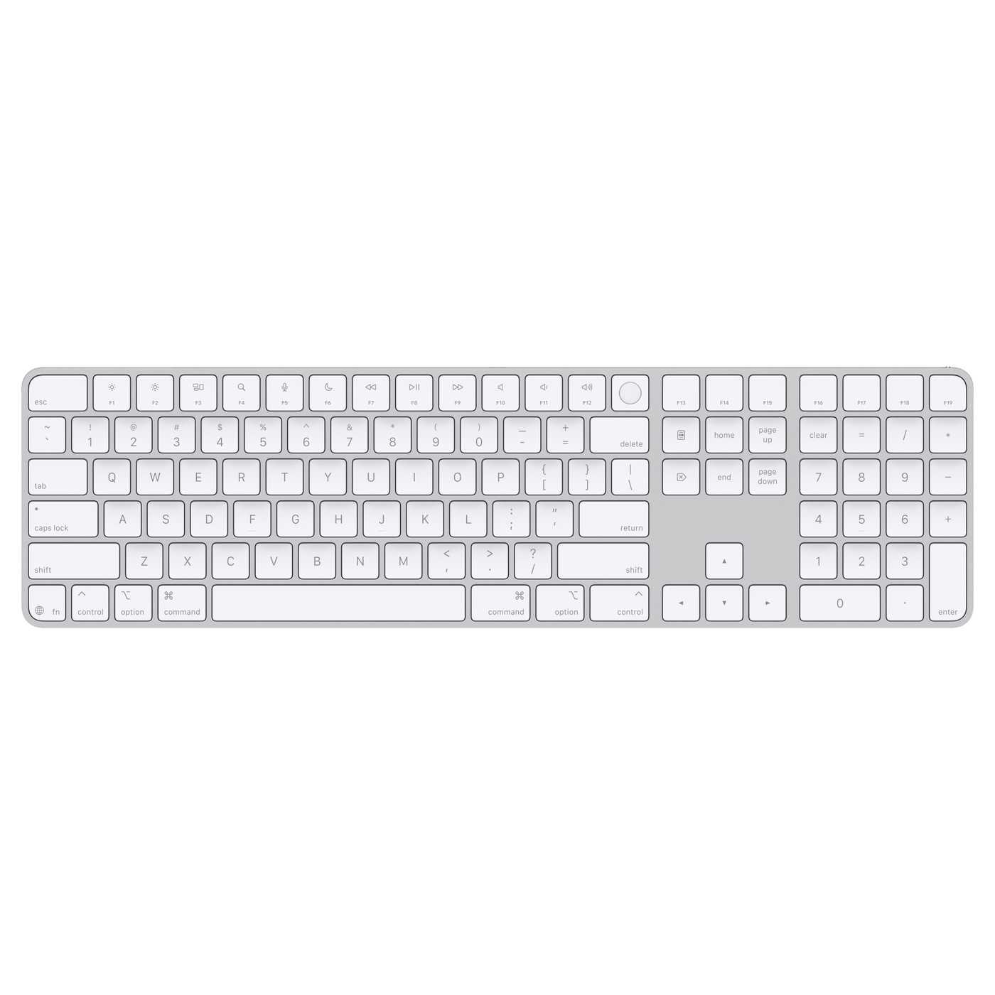 Magic Keyboard с Touch ID и цифровым блоком